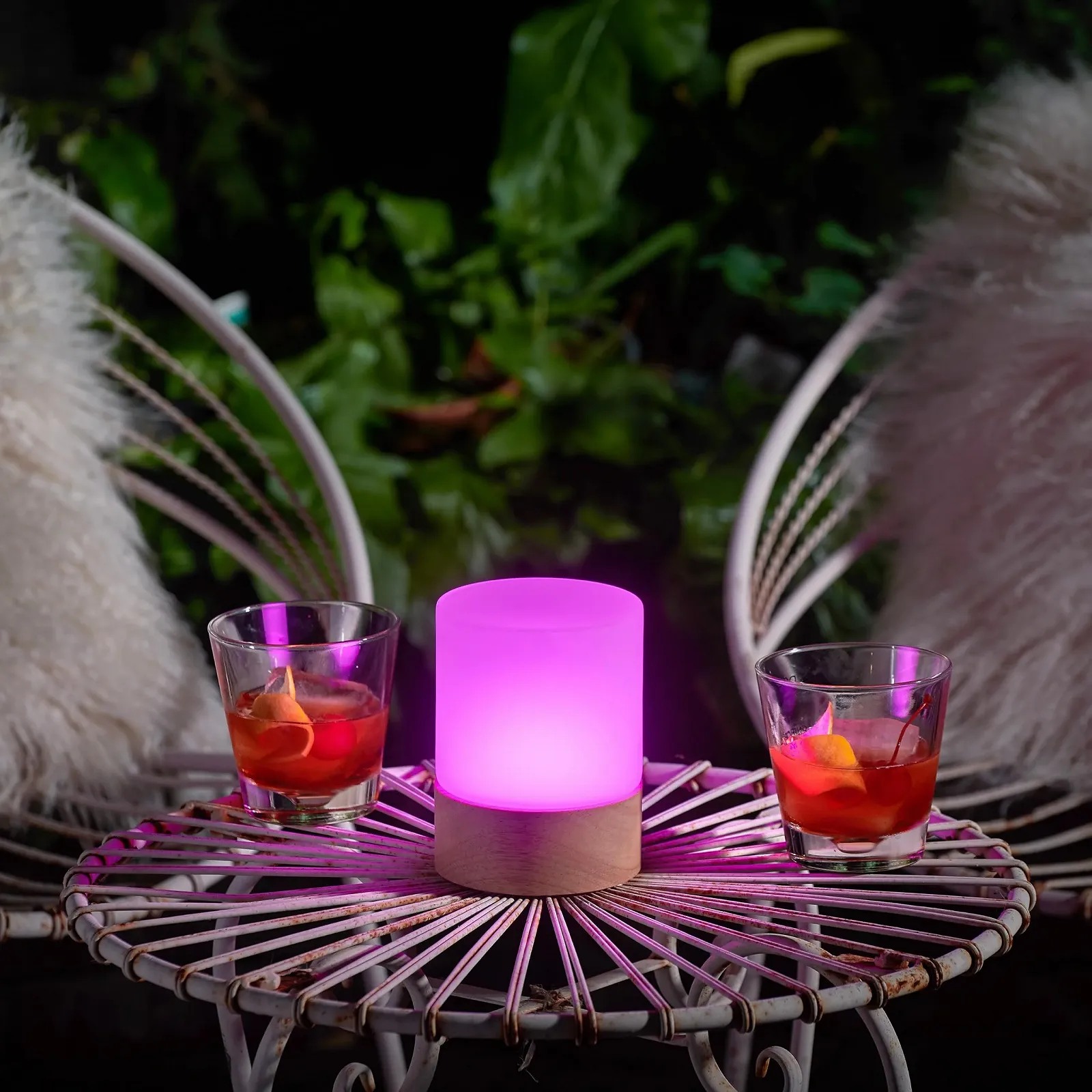 Настільна лампа Omniance Elara LED Акумуляторна Бездротова з пультом ДК 1 лампа 2 джерела світла, фото №3