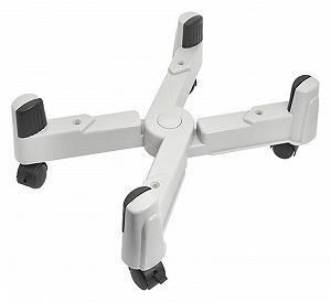 Подставка для компьютера регулируемая, тип X, с 5 колесами, мобильная, регулируемая ширина до 25 см - Фото 1