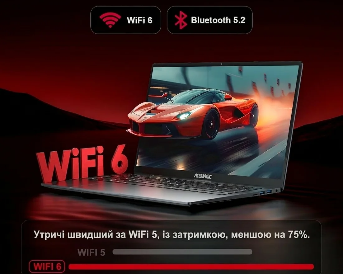 Ноутбук 16.1" ACEMAGIC AX16 Pro AMD Ryzen 7 5825U RAM 16GB SSD 512GB Windows 11 (UKR), фото №5