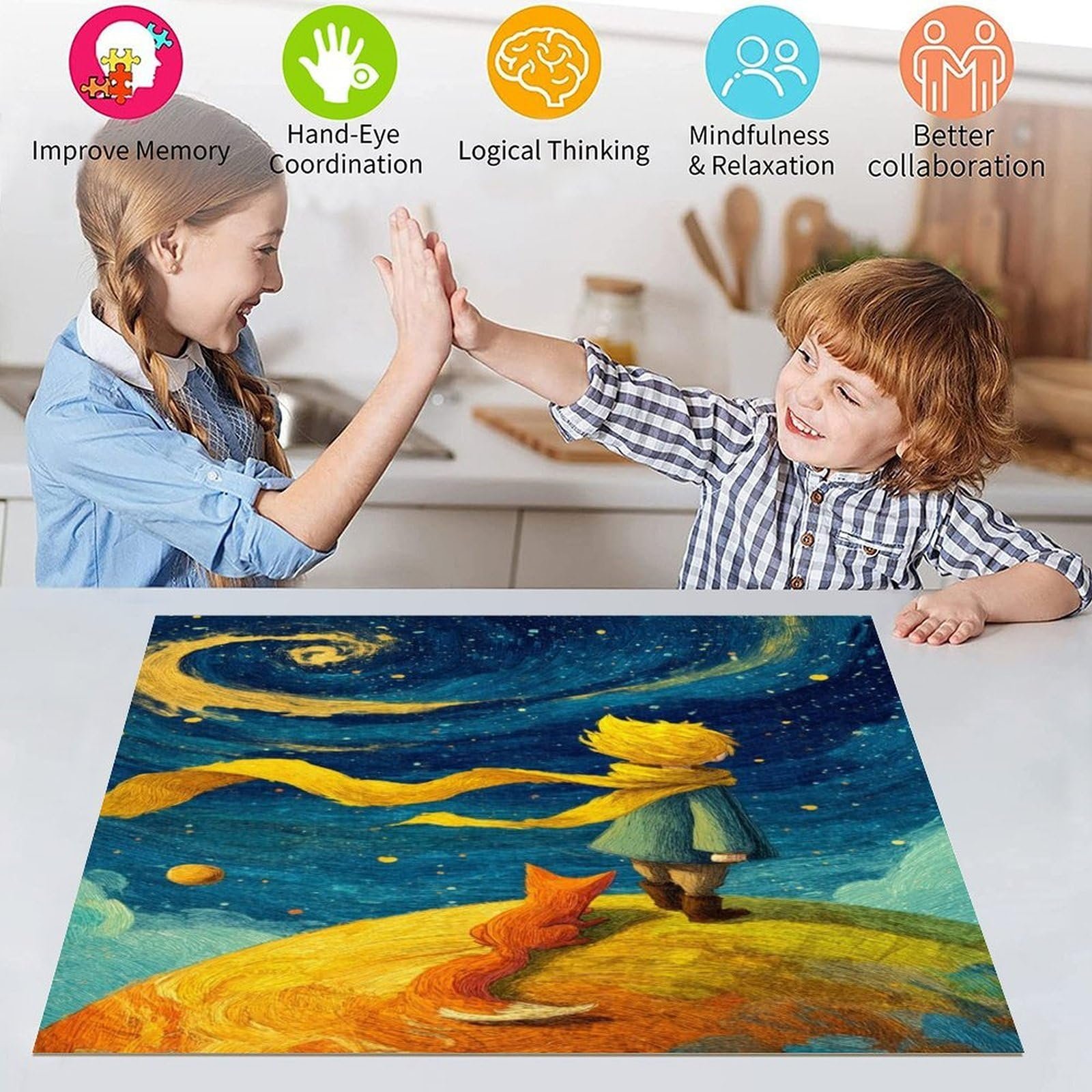 Пазл The Little Prince 1000 деталей (38 x 26 см), фото №4 Пазл The Little Prince 1000 деталей (38 x 26 см), фото №4