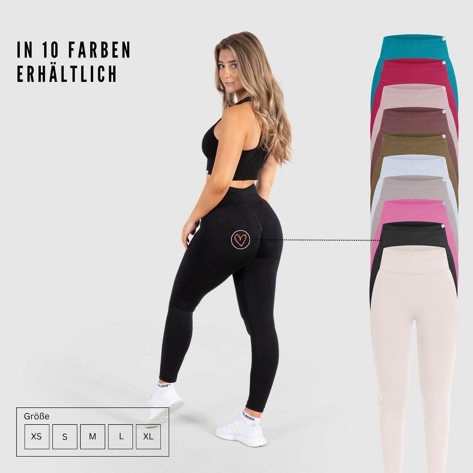 Леггинсы Smilodox Slayton Scrunch Женские Бесшовные Push-Up Спортивные  с Высокой Талией V-образный Пояс ОднотонныеДля Фитнеса, Тренажерного Зала, Йоги и на Каждый День, фото №2