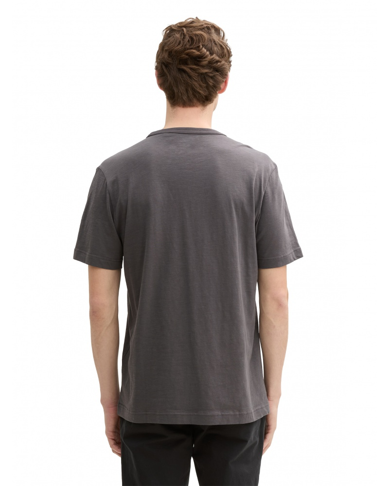 Футболка Basic cotton  1045627-10899 Tom Tailor Сірий L, фото №2