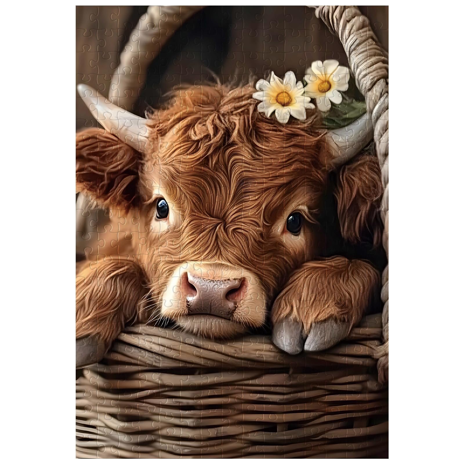 Пазл Highland Cow 300 елементів, фото №1 Пазл Highland Cow 300 елементів, фото №1