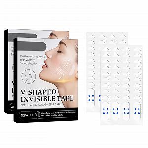 Пластирі для обличчя невидимі, 2 упаковки по 40 штук - Фото 1
