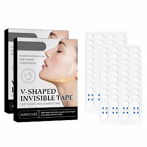 Пластыри для лица невидимы, 2 упаковки по 40 штук - Фото 1