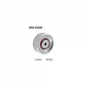 Напрямний/обвідний ролик поліклинового ременя SKF VKM 31038 для AUDI SEAT SKODA VW - Фото 1