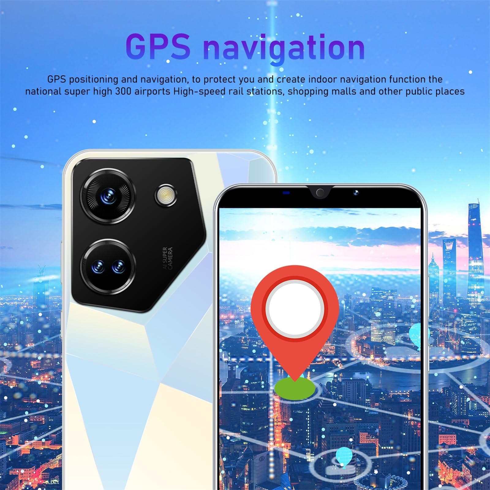 Смартфон C20Pro 5,0" Dual SIM 16GB ROM Face ID Black, фото №6
