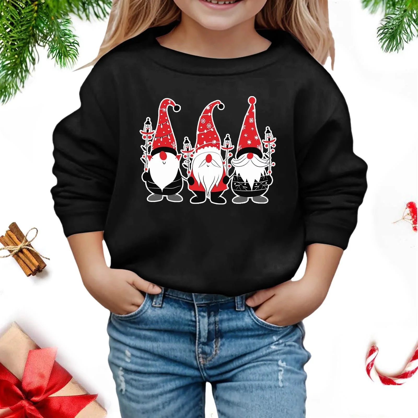 Джемпер Christmas для мальчиков 134, свитшот 164 - детский осенний и зимний рождественский пуловер с принтом free, фото №3