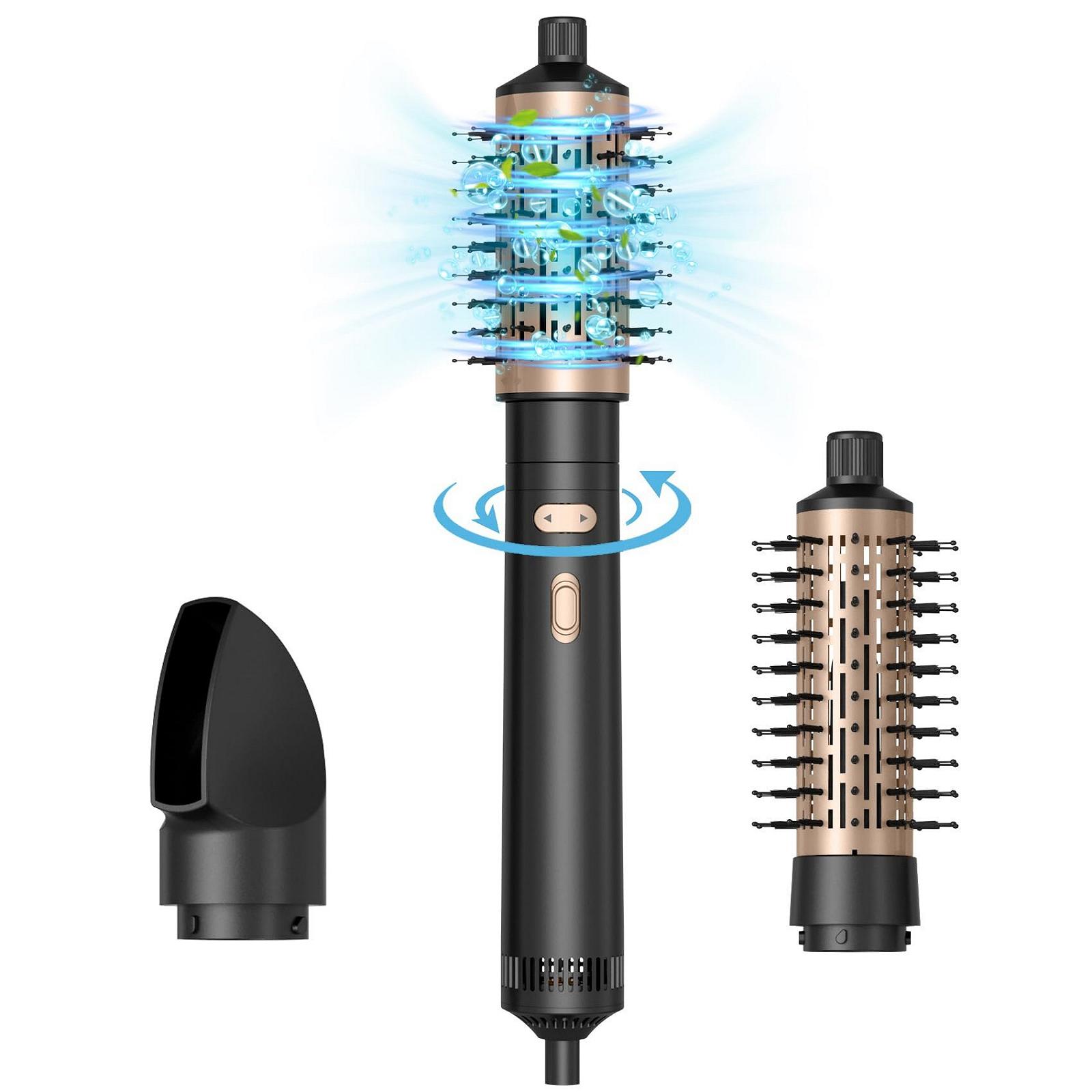 Фен-щітка 3 in 1 Rotating Hot Air Brush з насадками 38 мм / 50 мм та іонізацією, фото №1