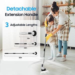 Электрическая щетка для чистки Depcler 8 in 1 White-01 synthetic.ua - Фото 1