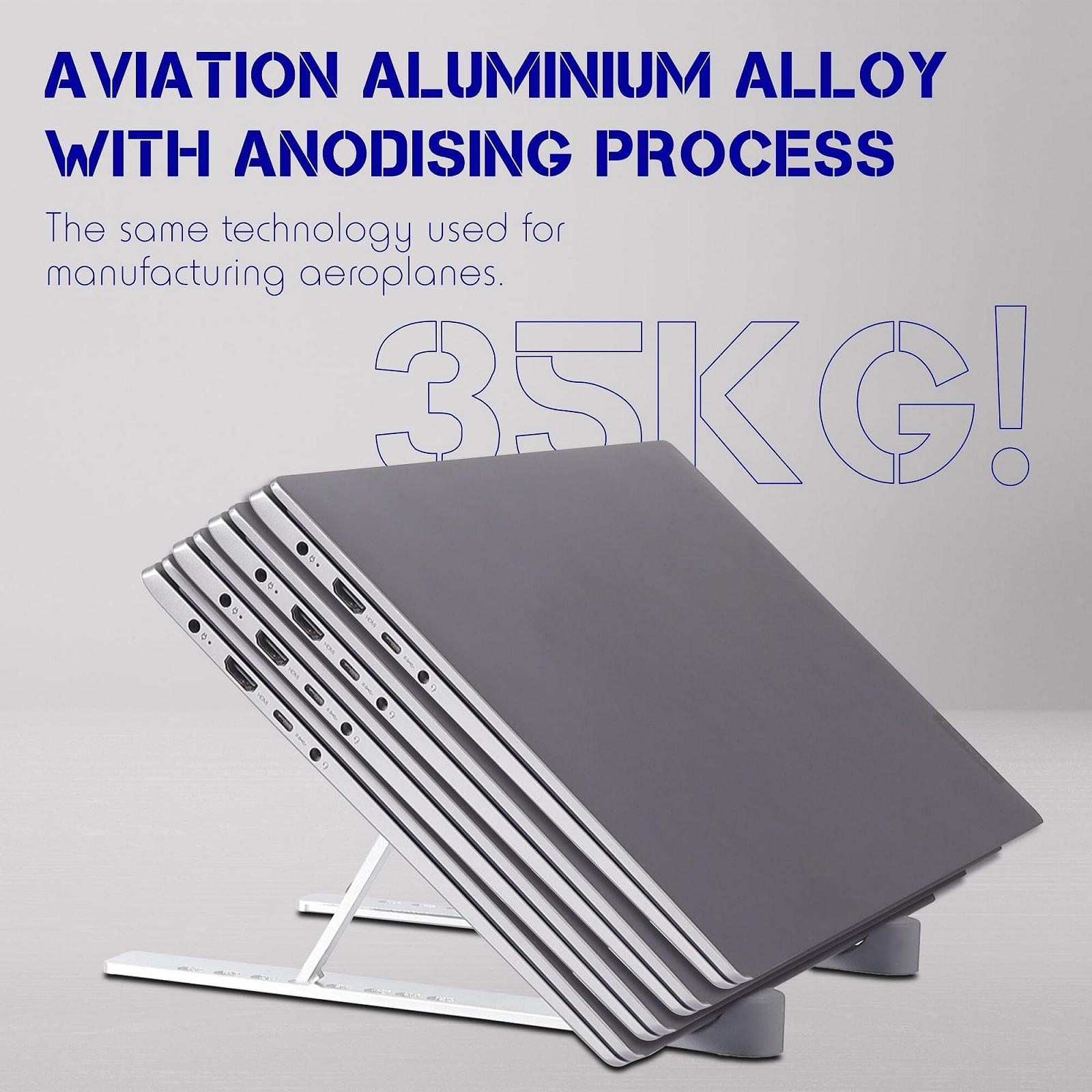 Підставка для ноутбука POWERSUP, регульована з 8 кутами нахилу, фото №6