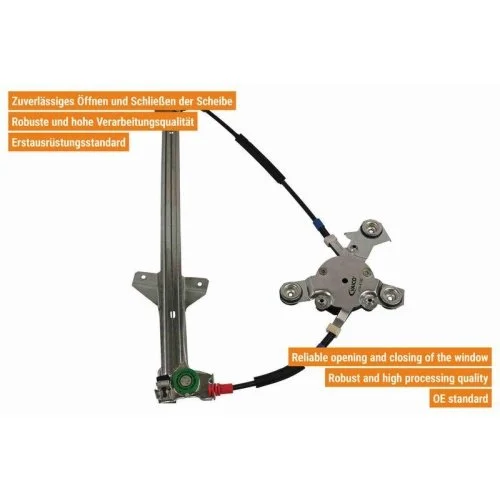 Склопідйомник VAICO V10-6192 Original VAICO Quality для AUDI SEAT SKODA VW VAG, фото №2