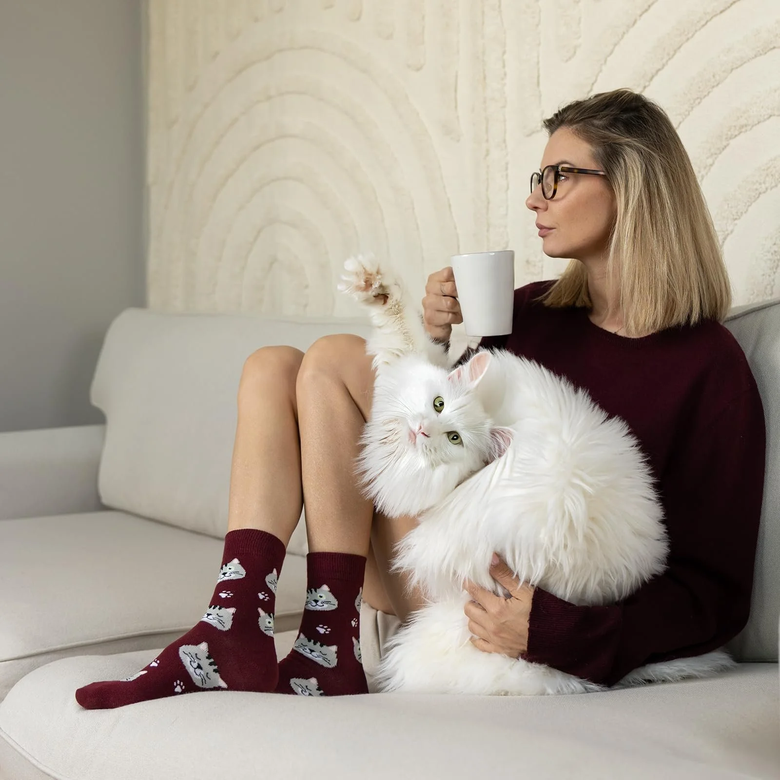 Шкарпетки Soxo Собака Кіт Жіночі, фото №5