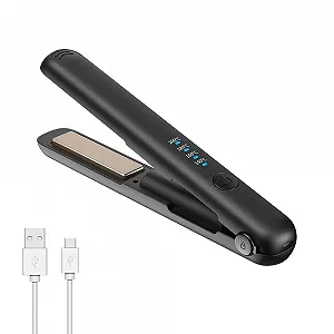 Випрямляч для волосся міні акумуляторний 2-в-1 USB 21.8x3.1cm 240g - Фото 1