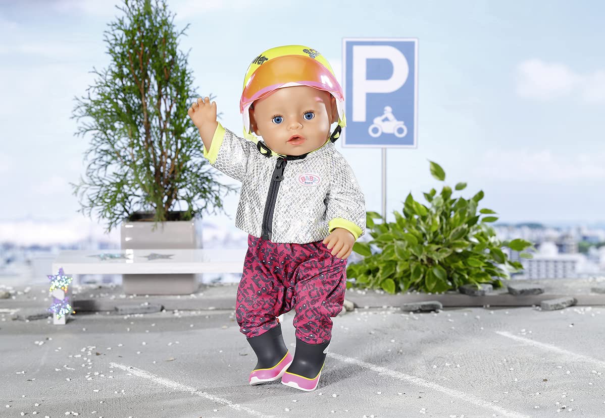 Шлем Zapf Creation BABY born City Scooter с регулируемым визором для кукол 43 см, фото №6