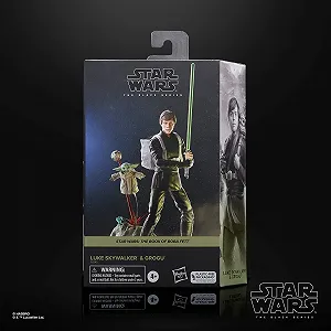 Набор коллекционных фигурок Star Wars The Black Series Luke Skywalker & Grogu 15 см synthetic.ua - Фото 1