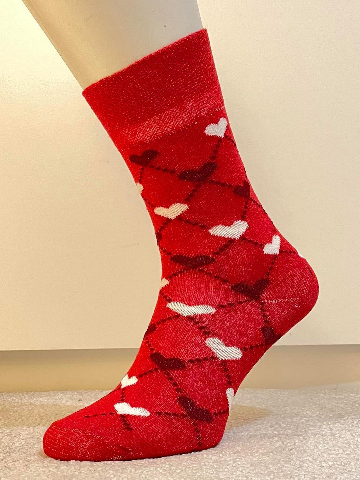 Диабетические носки 6 пар для женщин, неэластичные, из богатой хлопковой ткани, мягкие носки с нежным захватом для женщин, размер 4-7, мультипак, фото №6