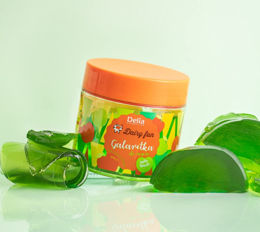 Гель-желе для душа Delia Cosmetics Dairy Fun Apple Jelly 350 г, фото №4