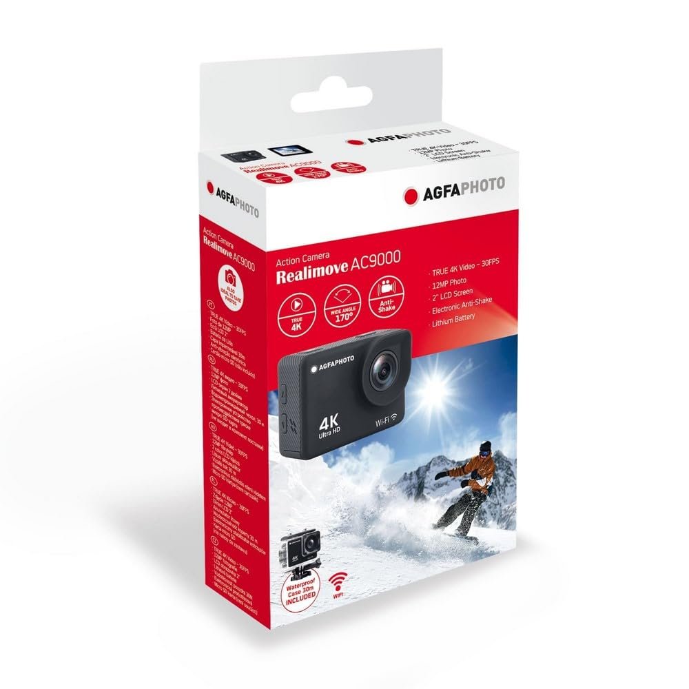 Экшн-камера AgfaPhoto Kodak Realimove AC9000-30M True 4K черный, фото №9
