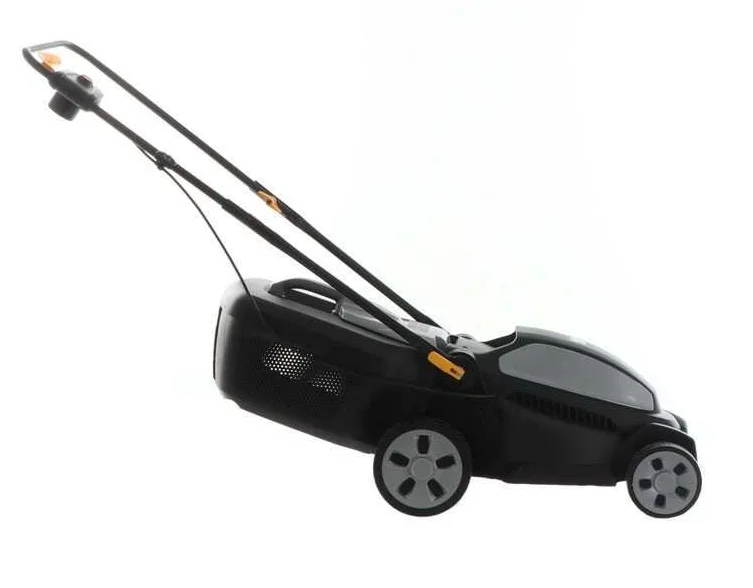 Газонокосилка электрическая ALPINA AL1 34 E / 1200W / до 400 м² / 34 см ширина резки / 35 л коллектор / Черно-серый, фото №4 Газонокосилка электрическая ALPINA AL1 34 E / 1200W / до 400 м² / 34 см ширина резки / 35 л коллектор / Черно-серый, фото №4