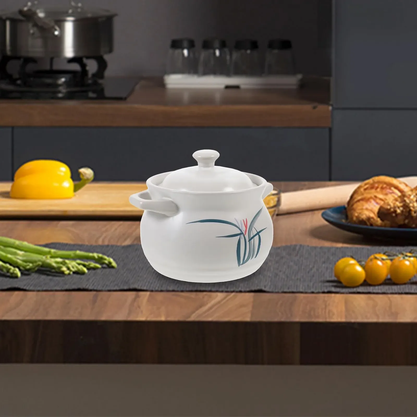 Кастрюля для супа керамическая 2 л Керамика, фото №6