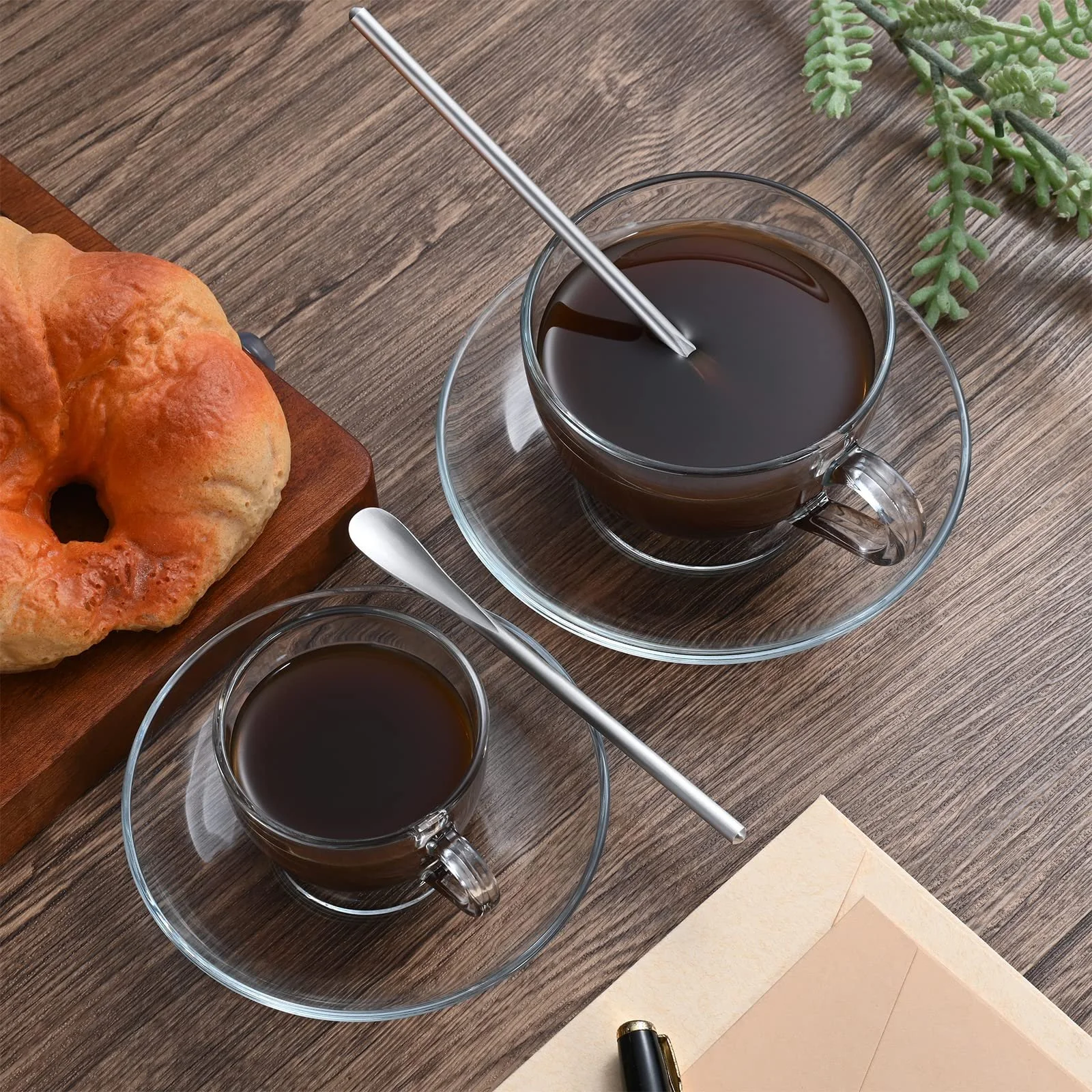 Ложка для змішування кави Silver Stainless Steel 304#, 12,8 см, 12 шт, фото №3