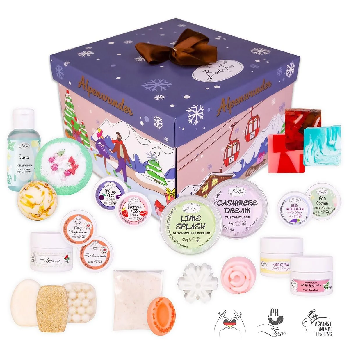 Адвент-календар BadeFee Beauty 2025 з 24 косметичними продуктами, фото №4 Адвент-календар BadeFee Beauty 2025 з 24 косметичними продуктами, фото №4