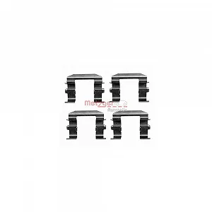 Комплект аксессуаров, тормозные колодки дисковые METZGER 109-1664 GREENPARTS для, задний мост - Фото 1