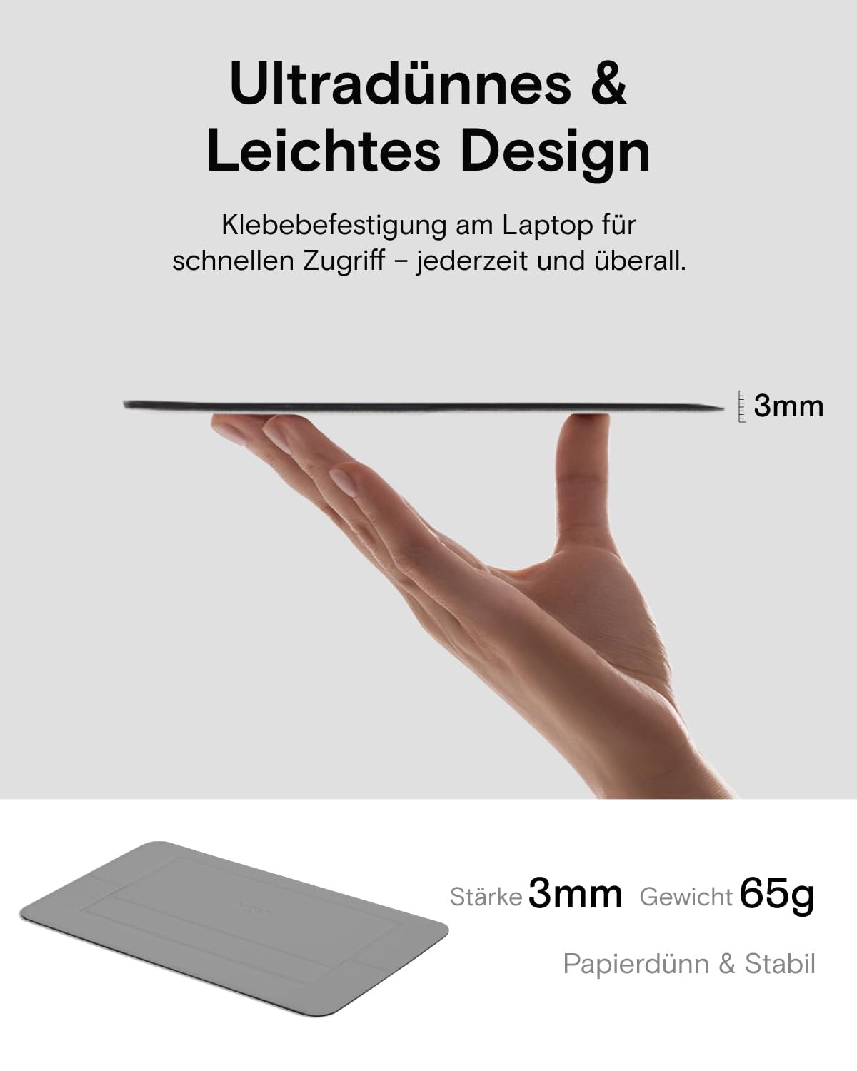 Підставка для ноутбука MOFT Invisible Airflow, з відкритим дизайном для відведення тепла, регульованим подвійним кутом, фото №2