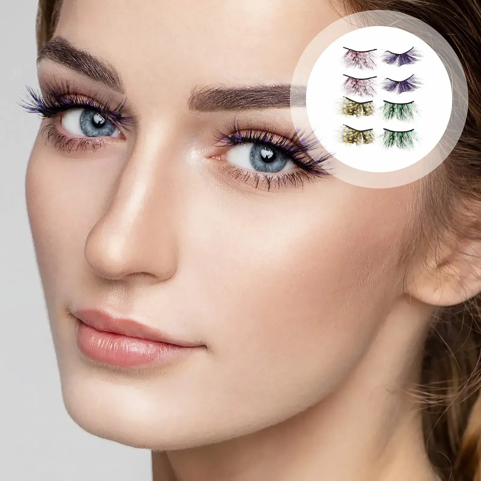 Накладные ресницы Beaupretty Маскарад Цвет D, фото №3