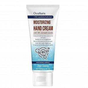 Крем для рук 50 г для очень сухой кожи, крем для ухода за руками с провитамином B5, регенерирующий бальзам для ежедневного ухода, мгновенно успокаивает зуд, сухие руки и увлажняет - Фото 1