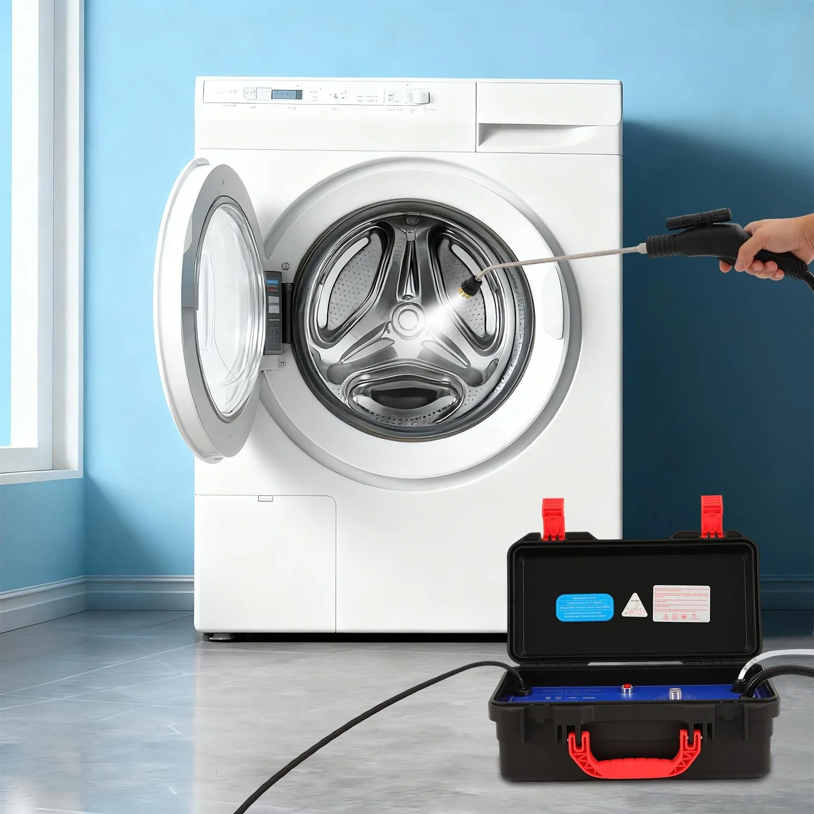 Пароочисник побутовий 3000 Вт високого тиску ручний суха пара, фото №3 Пароочисник побутовий 3000 Вт високого тиску ручний суха пара, фото №3