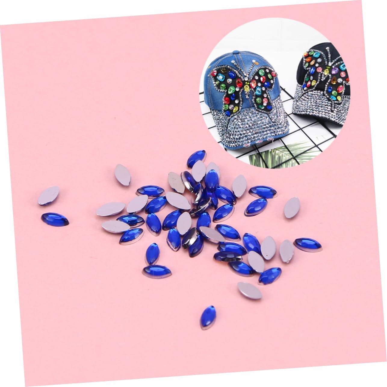 Стрази для нігтів FRCOLOR Різнокольорові Плоскі блискучі для манікюру зі штучними діамантами для дизайну нігтів, фото №8