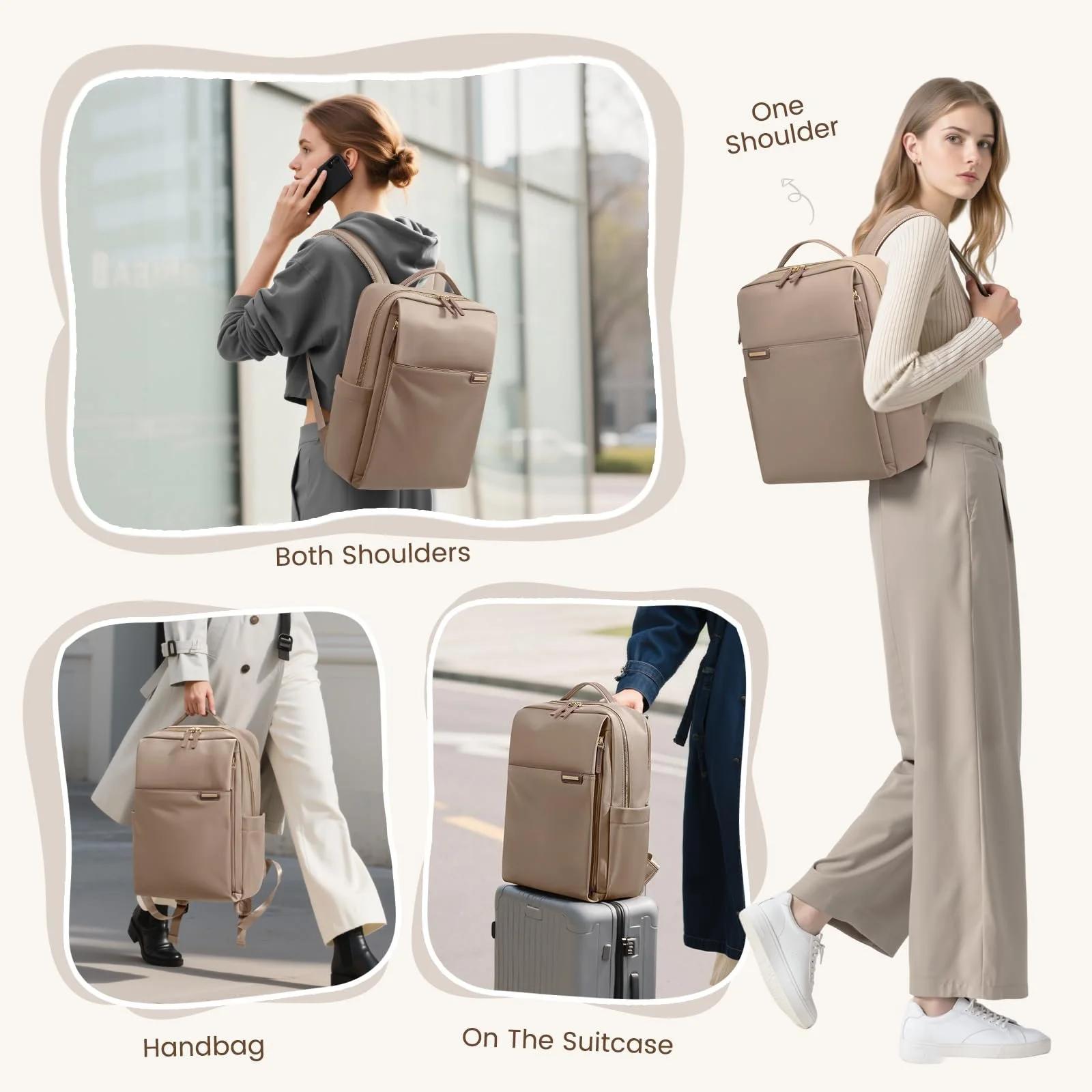 Рюкзак для ноутбука GOLF QUALITY Urban 16" Бизнес Водонепроницаемый Коричневый, фото №6 Рюкзак для ноутбука GOLF QUALITY Urban 16" Бизнес Водонепроницаемый Коричневый, фото №6