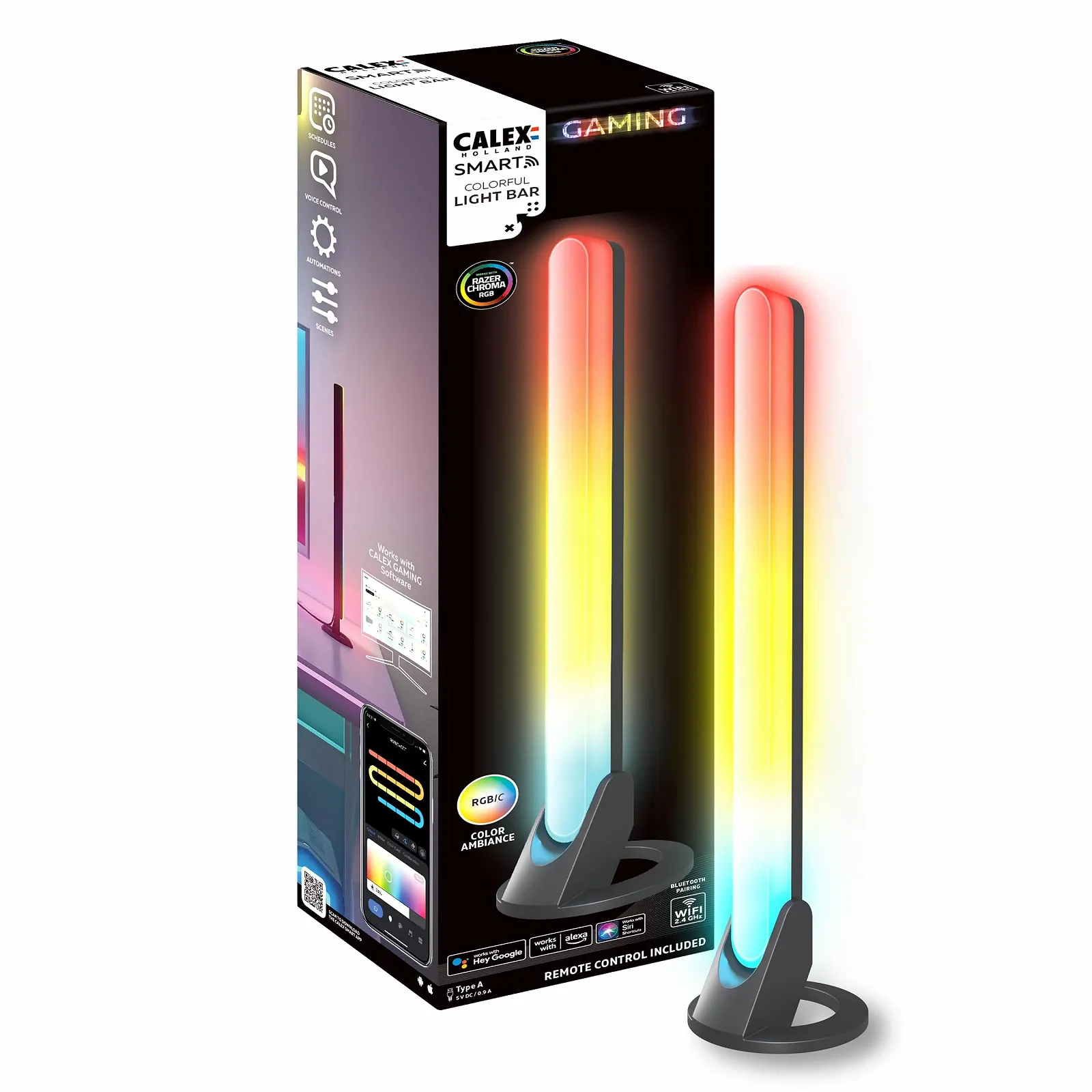 Світлодіодна панель для монітора CALEX Gaming LightBar RGBIC Razer Chroma Синхронізація з ПК, фото №1