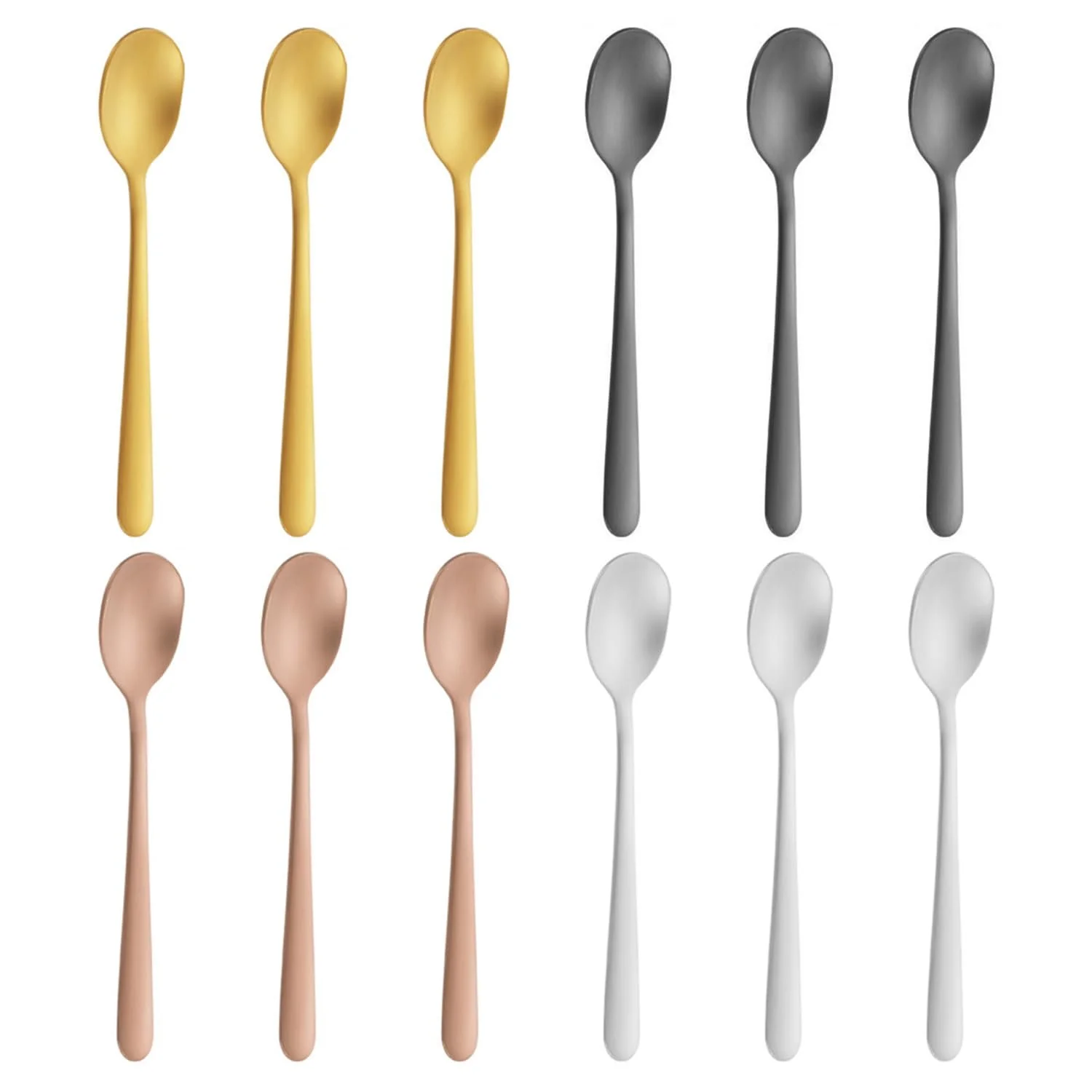 Ложки Набір з 12 шт. Espresso Spoons Brand Stainless Steel Mini Spoons, фото №1