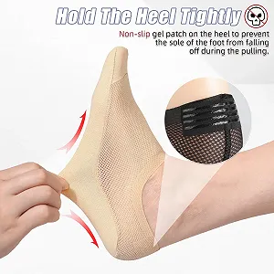 Носки женские, 6 шт., бесшовные, крупная сетка, ультра-дышащие, ледяной шелк, невидимые носки, нескользящая хлопковая основа, повседневные носки, носки для кроссовок, для плоской подошвы, лоферов synthetic.ua - Фото 1