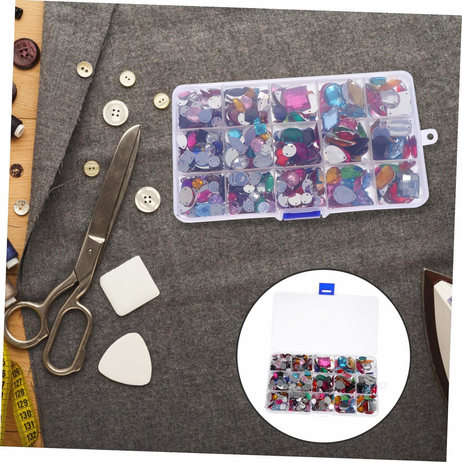 Стразы VILLCASE Акриловые стразы с плоской задней стороной для DIY рукоделия Простые бриллиантовые украшения для аксессуаров для одежды и украшений для подарков, фото №7 Стразы VILLCASE Акриловые стразы с плоской задней стороной для DIY рукоделия Простые бриллиантовые украшения для аксессуаров для одежды и украшений для подарков, фото №7