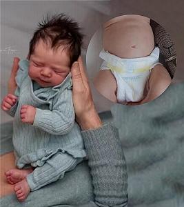 Кукла Zero pam Reborn Baby Dolls 18 Inch Мальчик Реалистичная Кукла Из Силиконового Винила С Аксессуарами - Фото 1