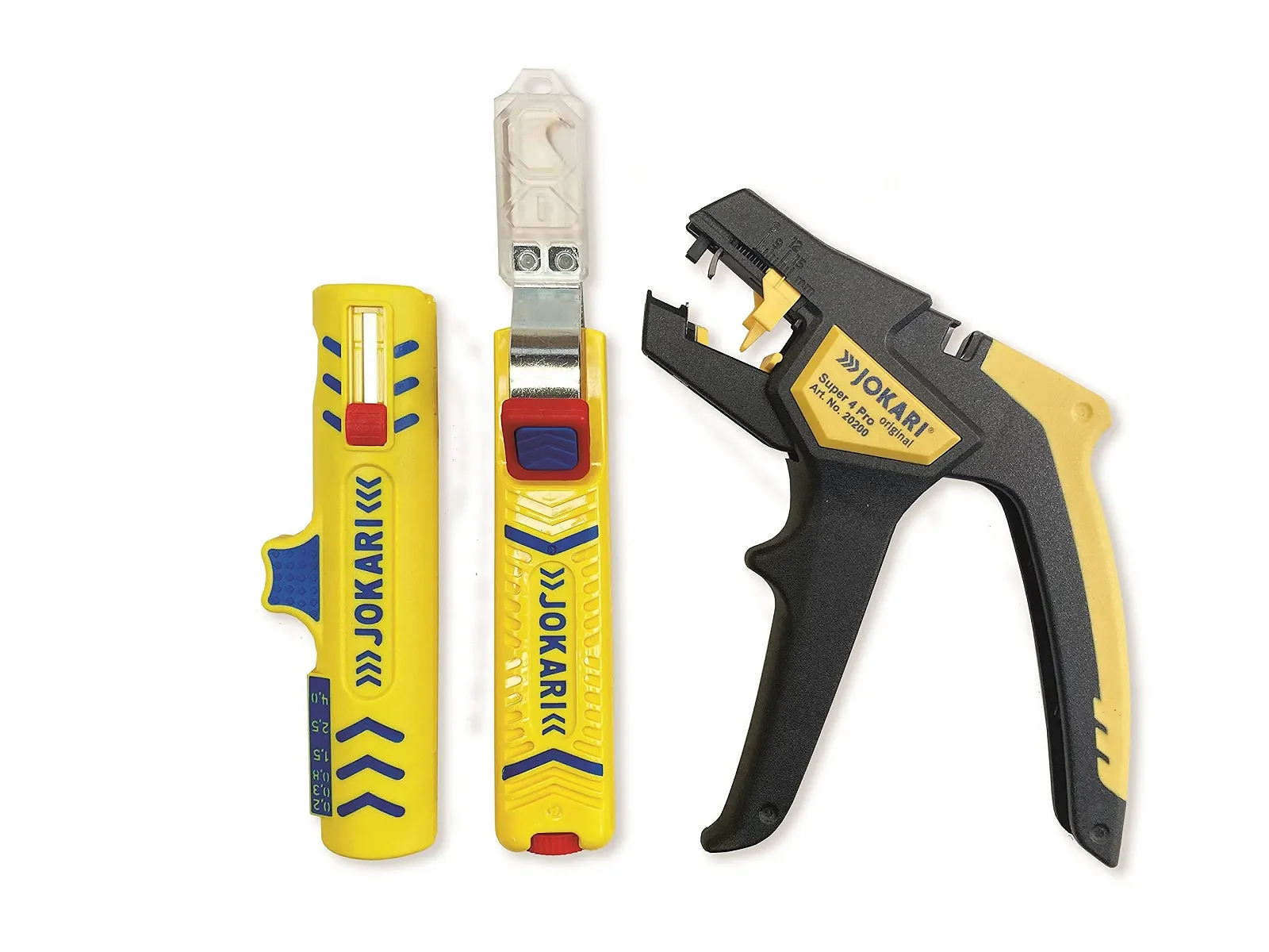 Набор для домашнего монтажа Jokari 490079 3 предмета (Super 4 Pro, Secura Super № 15, нож) 8-28 мм, фото №1