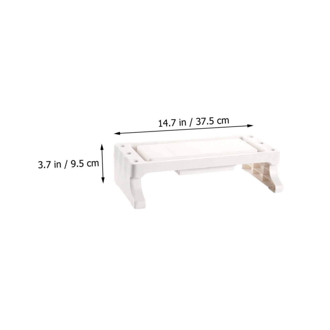 Підставка для монітора Багатофункціональна Підвищення екрана ПК Органайзер для дому та офісу Білий, фото №2