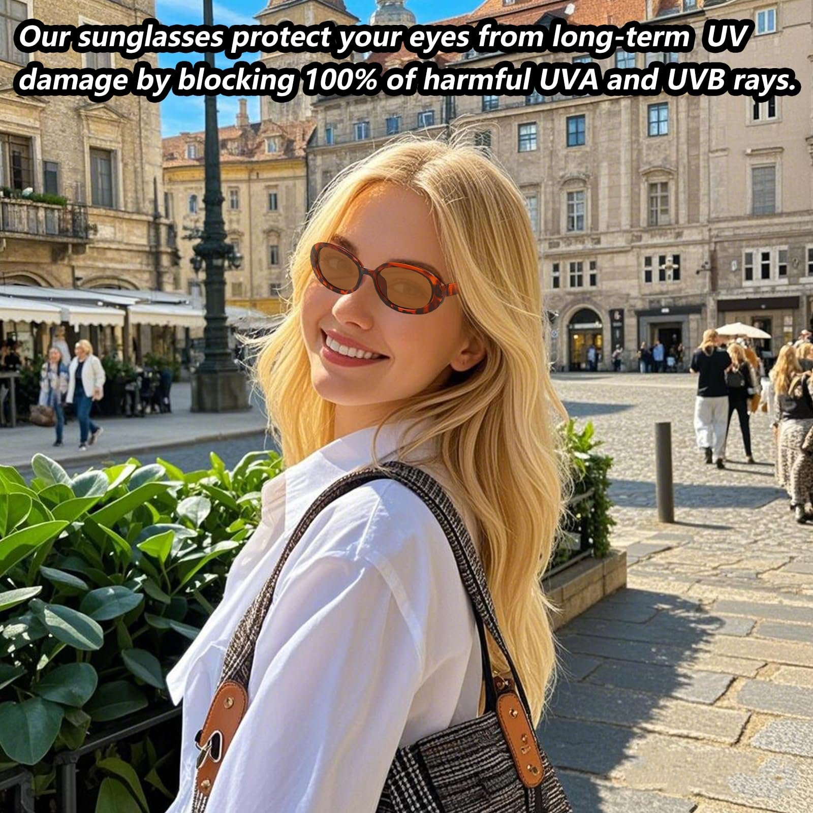 Сонцезахисні окуляри Жіночі DECUIOCC Вінтажні Celine Triomphe Вузькі овальні UV400, фото №5