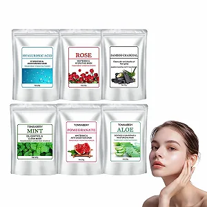 Маска Eazerom 05 Jelly Mask Powder для ухода за лицом, маска-пленка, для очищения лица, натуральная косметика, спа-качество, для всех типов кожи, 6 шт - Фото 1