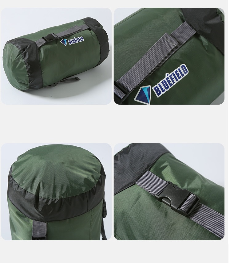 Компрессионный мешок Bluefield XS Ø20х45 см 14 л зеленый, фото №2