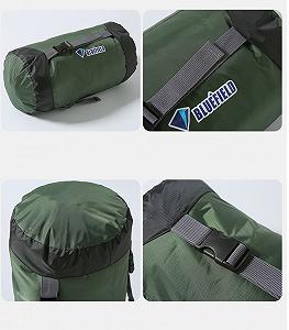 Компрессионный мешок Bluefield XS Ø20х45 см 14 л зеленый synthetic.ua - Фото 1