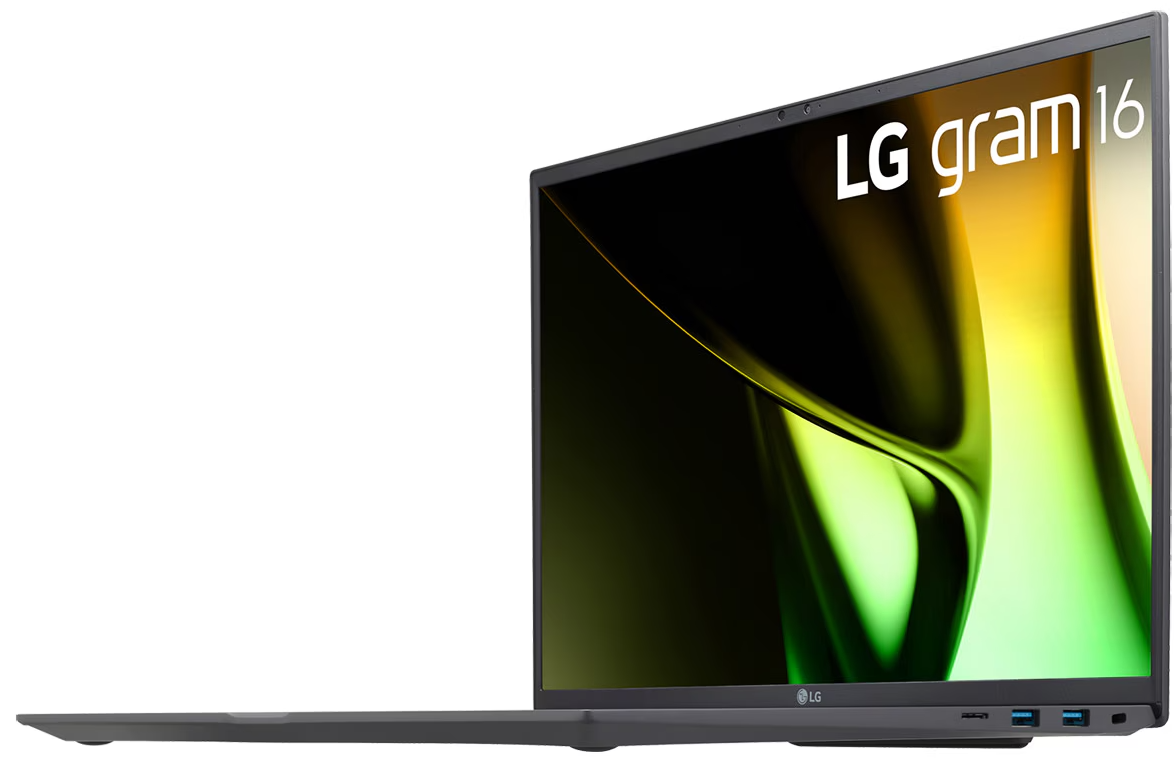 Ультрабук 16" LG Gram (16Z90S-G.AA55B) Intel Core Ultra 5 125H RAM 16GB SSD 512GB 24.5год батарея Windows 11 Магнієвий сплав корпуса, фото №7 Ультрабук 16" LG Gram (16Z90S-G.AA55B) Intel Core Ultra 5 125H RAM 16GB SSD 512GB 24.5год батарея Windows 11 Магнієвий сплав корпуса, фото №7