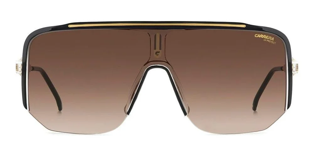 Сонцезахисні окуляри Унісекс Carrera 1060/S 2m2 99/01/140, Чорний Золотий, фото №2