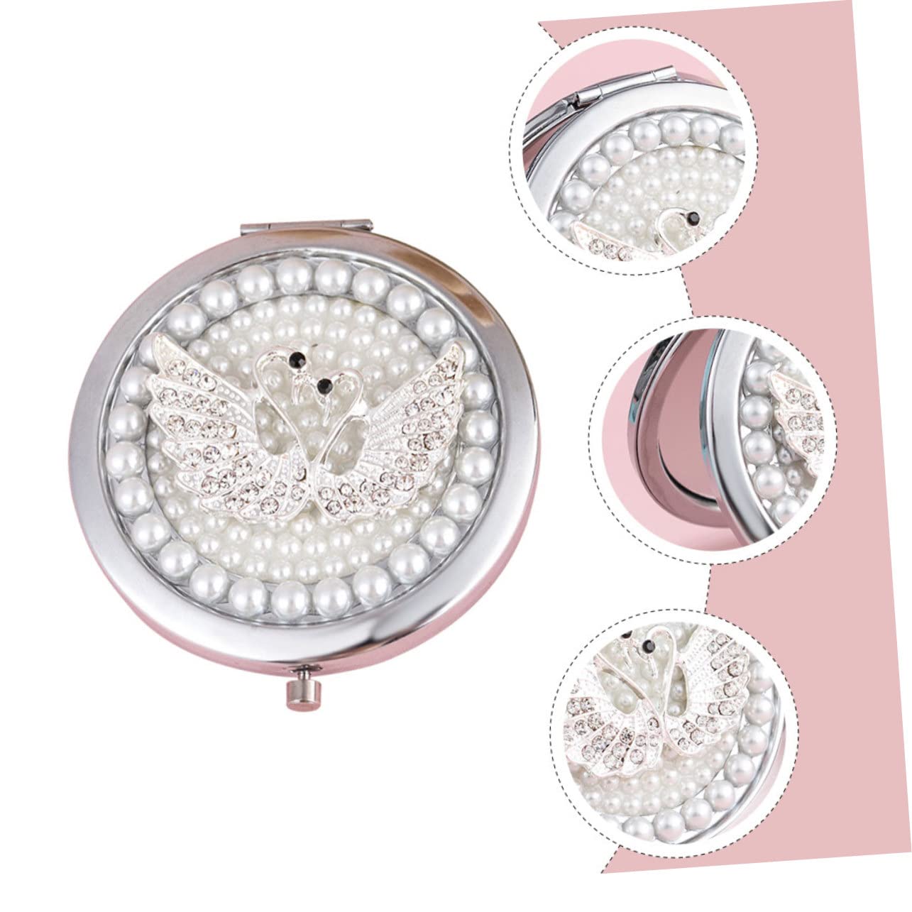 Зеркало Angoily Portable 3 Pieces Карманное Жемчужное Увеличительное, фото №6 Зеркало Angoily Portable 3 Pieces Карманное Жемчужное Увеличительное, фото №6