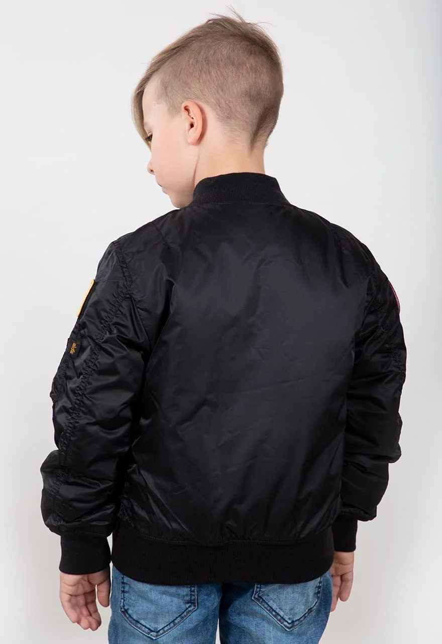 Бомбер ALPHA INDUSTRIES Ma-1 Patch Bomberjacke для дітей, унісекс, фото №2