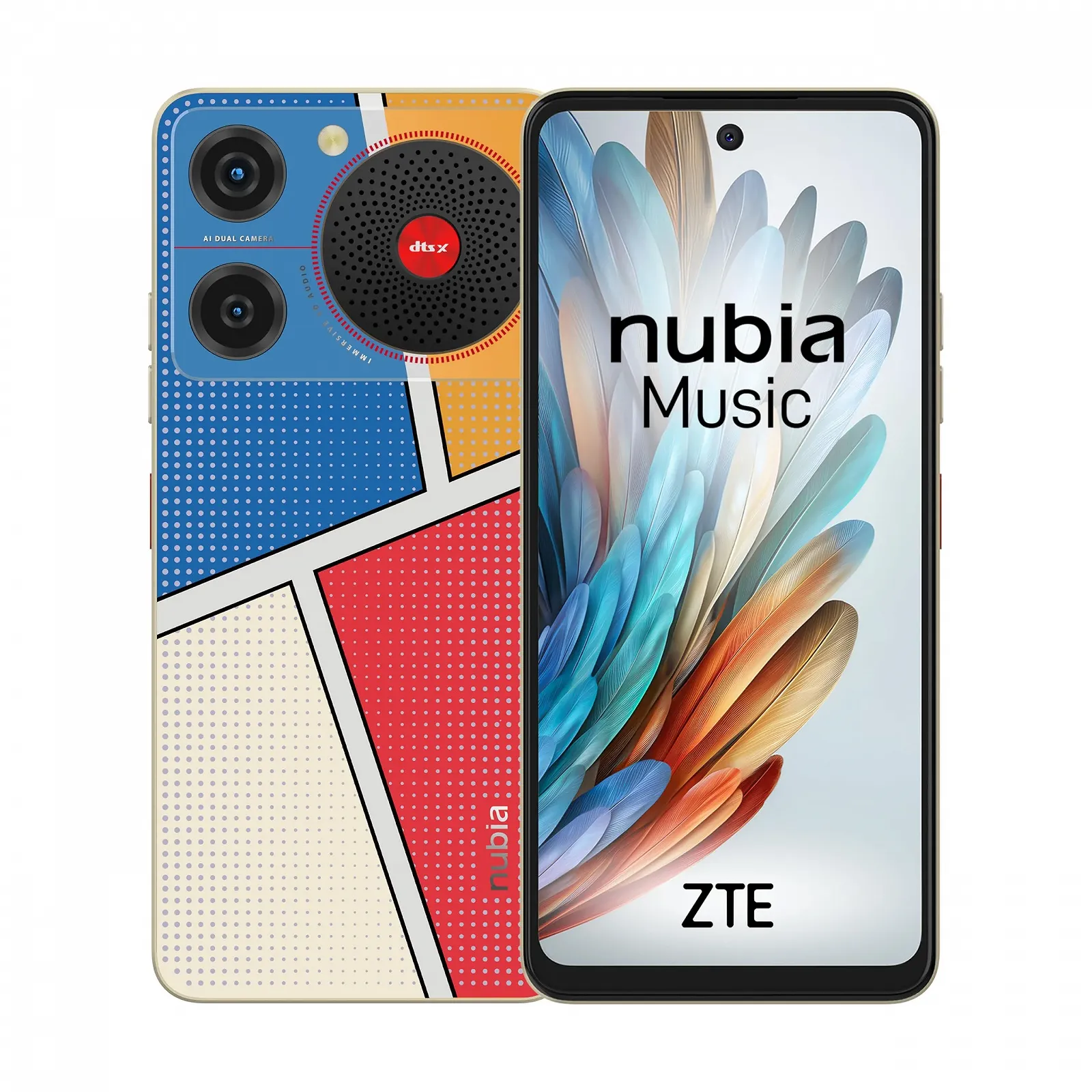 Смартфон ZTE Nubia Music Pop Art 4/128GB 6,6" 90 Гц HD+, фото №1 Смартфон ZTE Nubia Music Pop Art 4/128GB 6,6" 90 Гц HD+, фото №1